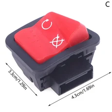 오토바이 스위치 버튼 경적 방향 지시등 하이 로우 빔 전기 시작 어셈블리 피아지오 집용, 03 C