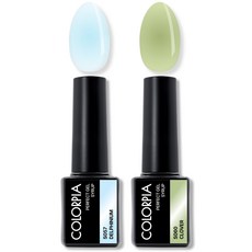 칼라피아 원스텝 퍼펙트젤 시럽 젤네일 세트, 1세트, 05. 델피니움+클로버