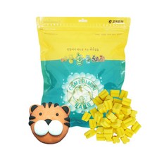 꼬메빔보 버블솝플레이 비누클레이 향기 단색 1kg 리필 대용량, 하늘