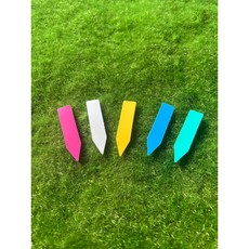 醬米資材 一字植物花牌10入組 - 園藝標籤/植物標籤/多肉花牌，輕鬆記錄植物資訊，打造個性化園藝空間, 粉紅,10入