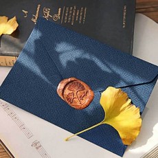 린넨 질감 컬러 봉투 네이비 편지봉투 용돈봉투 ksg+7872Bf