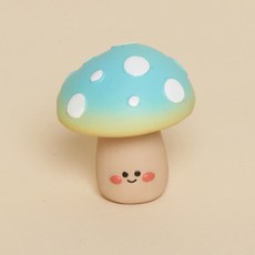艾爾發寵物 菇椒系列 狗狗玩具 耐咬磨牙潔牙, 1個, 韓國MEANING 乳膠玩具 藍蘑菇