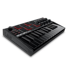 AKAI 프로페셔널 MPK 미니 MK3 25키 USB MIDI 키보드 컨트롤러, MPK Mini MK3, Black
