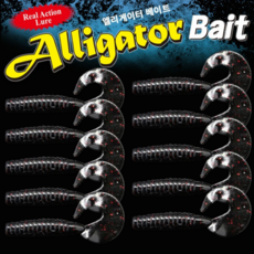 JRC 엘리게이터 와인드4인치 그럽 우럭광어웜 쏘가리 농어 배스 빅마마글럽, 1개