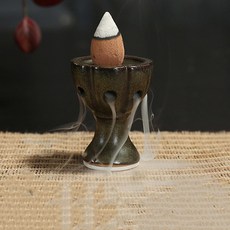 부처님 폭포 부분 창의적 지원 미니 역류 찻집 버너 콘 도자기 가정 장식 사무실, ni 1
