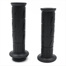 오토바이 손잡이 그립 그립 22mm 스즈키 gsxr600 gsxr750 gsxr1000 스로틀 핸들 고무 슬리브 슬리브 핸들 바 막대, 검은색