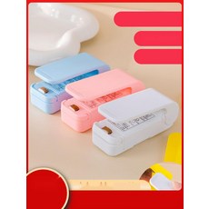 비닐 밀봉기 휴대용 미니 실링기 가정용 접착기, 1. 화이트 1개