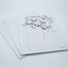 에디슨 창작용 무지직소퍼즐(DIY) 그리기용퍼즐(70피스), 10개