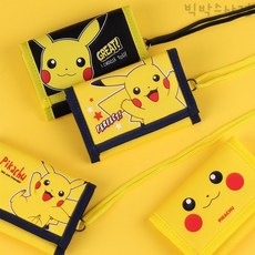 포켓몬 벨크로 목걸이지갑 1p 랜덤 캐릭터 어린이 학생 아동 찍찍이 초등학생지갑 동전