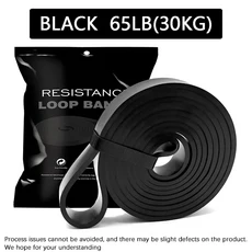 저항 밴드 230lbs 장비 헬스장 필라테스 훈련 요가 운동 중량, Black, 1개, Black