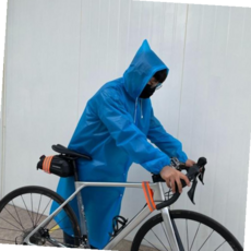 비옷 성인용 아웃도어 우비 레인코트 블루, 본상품