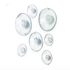 진짜수박 강력한 압착 큐방 유리부착흡착판, 26(14개입)