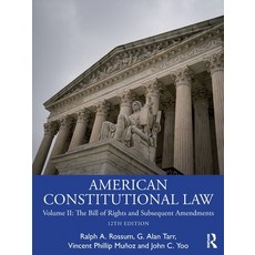 (영문도서)American Constitutional Law: Volume II: The Bill of Rights and Subsequent Amendm... Paperback, Routledge, English, 9781041131441