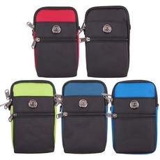 등산 여행 2단 미니 크로스백, 레드, 1개