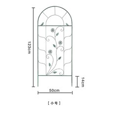 화단 울타리 오벨리스크 지주대 지지대 프레임 76x44CM 넝쿨, A. 디스트레스드 그린0, 1개