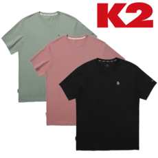 [정상가: 65 000원] K2 남여공용 반팔 티셔츠 여름 시원 편한 라운드 면 티 일상 외출 등산 캠핑 골프 여행 커플 상의