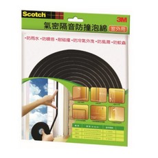 3M 8801 8802 8803 氣密隔音防撞泡棉 室內外門窗 填補門窗縫隙 隔音泡棉 三款任選, 1個