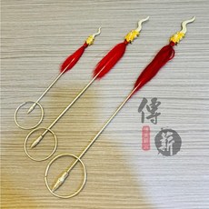 傳薪神藝坊 新版太子槍、環 太子槍/圈環/太子/太子法器, 1個, 尺六