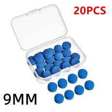 BYQWD9/10/11/12/13mm 당구 풀 큐 팁 M 경도 당구 스누커 큐 스틱 팁 당구 큐 액세서리BYQWD, 1개, 9MM 20PCS