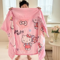 여름 이불 에어컨 이불 차렵이불, 110x150cm, 헬로키티