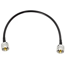 햄라디오 동축 케이블 RG58 UHF 수 PL259-PL-259 50 옴 RF 익스텐션 양방향 SWR 계량기, 01 1 Piece, 02 Length-10M, 01 UHFJ-UHFJ x1