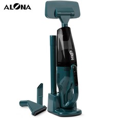 아로나AL-6200 미니 청소기 무선 진공 소형 핸디형 차량용 원룸 핸드청소기 가정용 국산, AL-6200 (그린), AL-6200