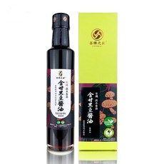 喜樂之泉 金甘有機段木香菇黑豆醬油265cc/罐, 1個, 265ml
