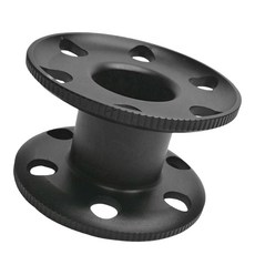 다이빙 손가락 스풀 릴 알루미늄 합금 스풀리 알루미늄 합금 스풀 릴리, 검은, 흑색의