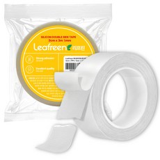 리프린 찢어쓰는 초강력 메쉬 실리콘 양면테이프 투명 클리어겔 3m X 3m X 1mm, 1개