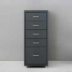 마켓뷰티 FIHA 서랍장 4.1단, 다크그레이