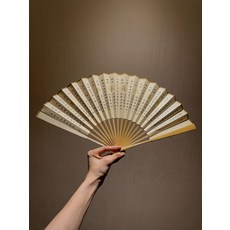 玉星記 心經書法扇 8寸玉骨宣紙扇, 如圖所示, 1個