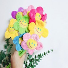 로미샵 SNS 품절 대박 인싸템 스마일꽃 30CM, 레드