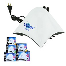 TEION 7500co 魚缸打氣幫浦 帝王靜雙孔雙微調-3500型(贈配件, 1個