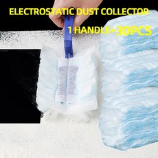 가정용 일회용 섬유 천 탁상용 청소 및 청소용 정전기 집진기, 8) 1 핸들 30 PCS, 1개, 1 handle 30 PCS