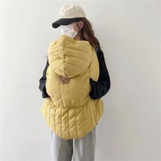 Sorpci 겨울 아기띠 워머 블랭킷 유모차 바람막이 담요, 옐로우