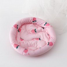 햄스터 둥지 매트 작은 애완 동물 쓰레기 침대 쿠션 다람쥐 고슴도치 토끼 부드러운 기니돼지 하우스, S Diameter 14 15cm, 분홍색
