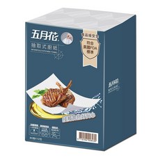 五月花 三層抽取式廚房紙巾 80抽 X 12入 獨家蜂巢技術，瞬間吸收, 1個