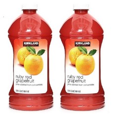 대용량 코스트코 커클랜드 홍자몽주스 2.84L x 2 달진 않은 진한 홍자몽 자몽 주스 쥬스 Ruby Red Grapefruit Juice 2.84L x 2