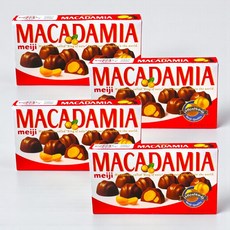 메이지 마카다미아 초콜릿, 64g, 4개