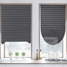 부착형 셀프 암막 블라인드 그레이 90x150cm 붙이는셀프블라인드