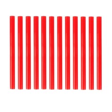 후이후이바오 12개의 PCS 컬러 핫 스틱 DIY 아트 크래프트용 미니 멜트 접착 7 x 100mm 갈색, Red