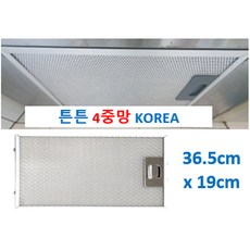한샘후드필터 365 190 호환 4중망1장, 1개