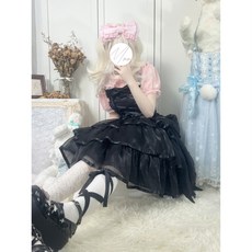 풍성 공주풍 로리타 롤리타 일본 한국 드레스 원피스 옷 레이스 귀여운 데일리 여자 학생 코스프레 코스튬 빅사이즈 졸업사진 lolita