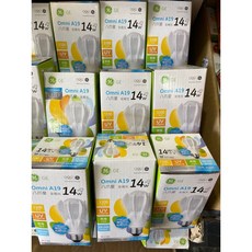 GE 美國奇異 Omni A19 14W LED燈泡 八爪星全周光 白光, 1個