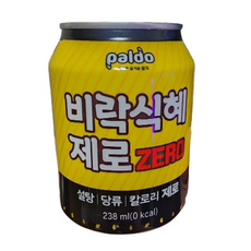 팔도 비락식혜 제로, 238ml, 20개