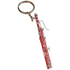 Wire Lover Art studio 鋁線樂器 低音管巴松 鑰匙圈 精緻手工藝品 音樂愛好者禮物, 詳見包裝