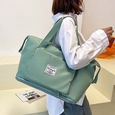 여행용 수납력 좋은 폴딩 확장 캐리어결합 보스턴백
