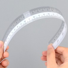 휘어지는 유연한 플라스틱 자 15 20 30 CM, 사이즈, 15cm