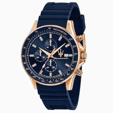 Maserati 瑪莎拉蒂 SFIDA無畏迎戰系列 三眼計時腕錶R8871640007 45mm 現代鐘錶
