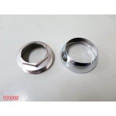 40芯水龍頭把手 適用40mm雅斯閥芯手柄 水龍頭替換配件, 40MM塑料碗蓋+40MM不銹鋼壓蓋